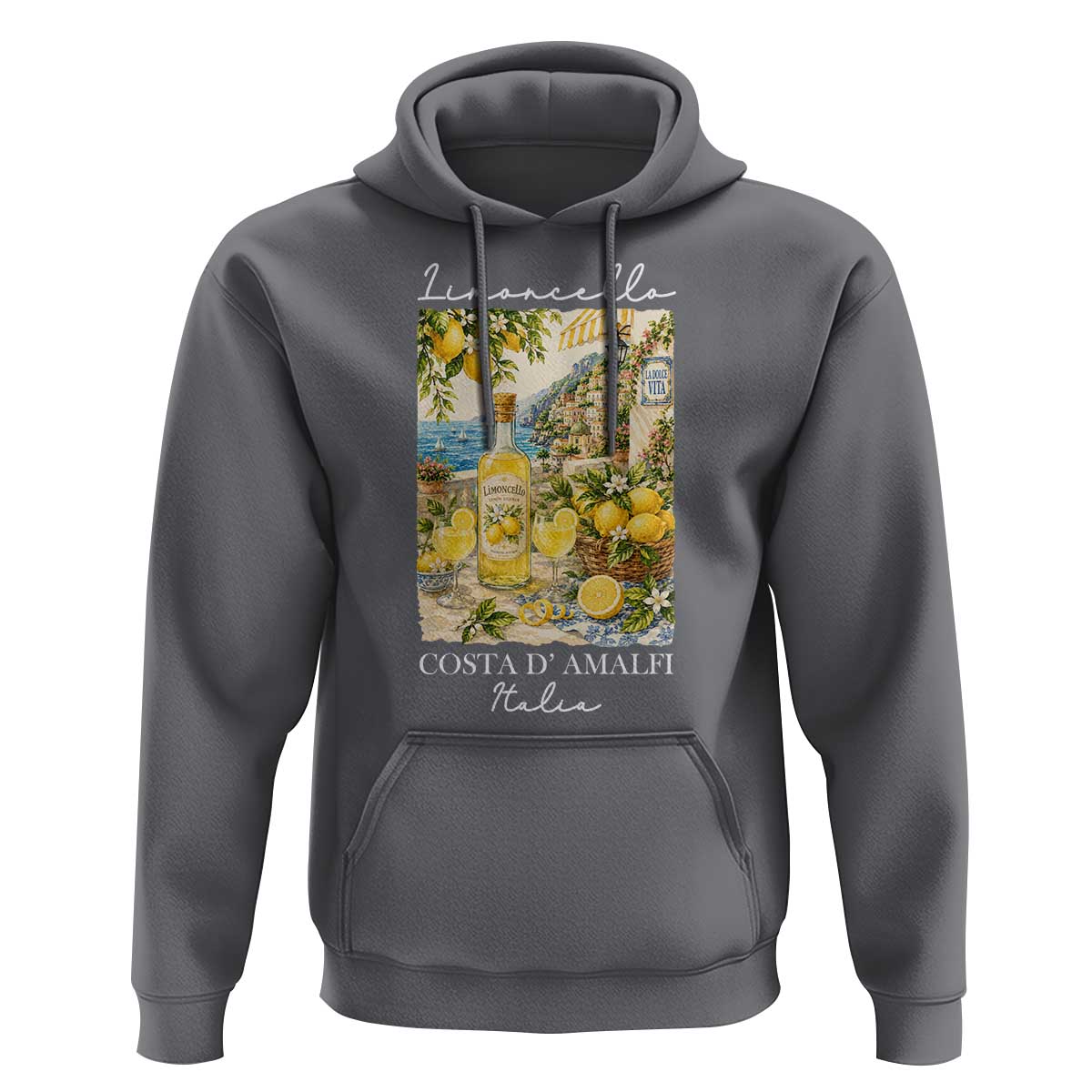Limoncello Amalfi Coast Hoodie Lemon Lover Italian Summer Fruit