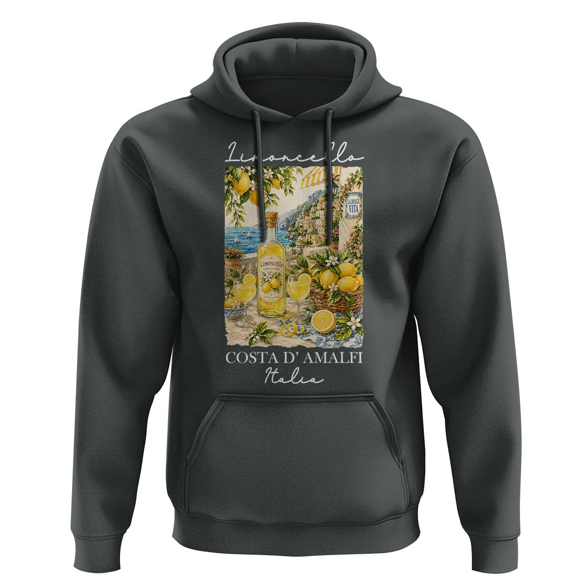 Limoncello Amalfi Coast Hoodie Lemon Lover Italian Summer Fruit