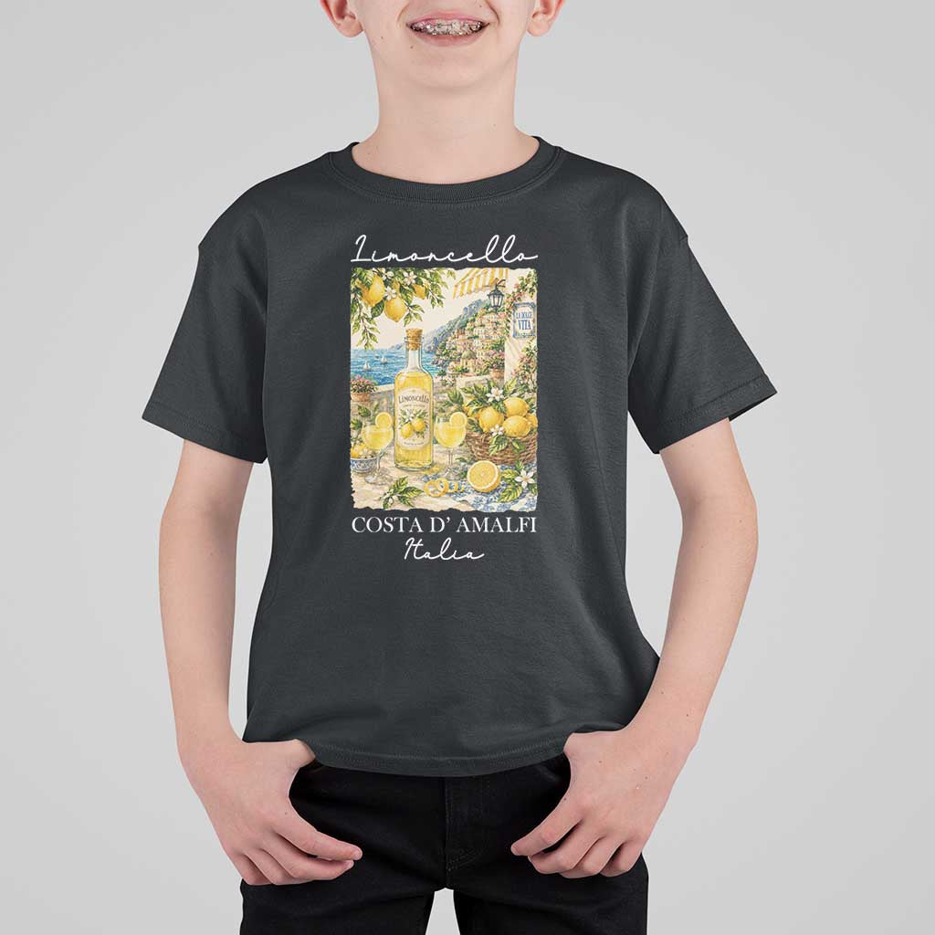 Limoncello Amalfi Coast T Shirt For Kid Lemon Lover Italian Summer Fruit
