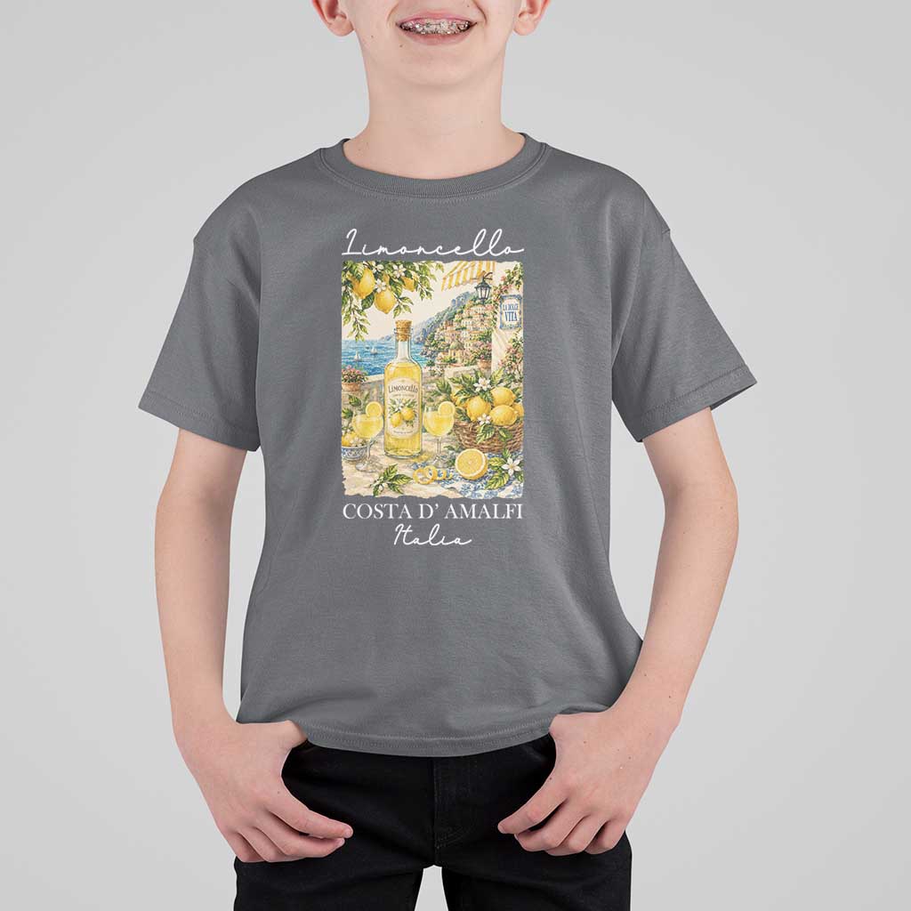 Limoncello Amalfi Coast T Shirt For Kid Lemon Lover Italian Summer Fruit