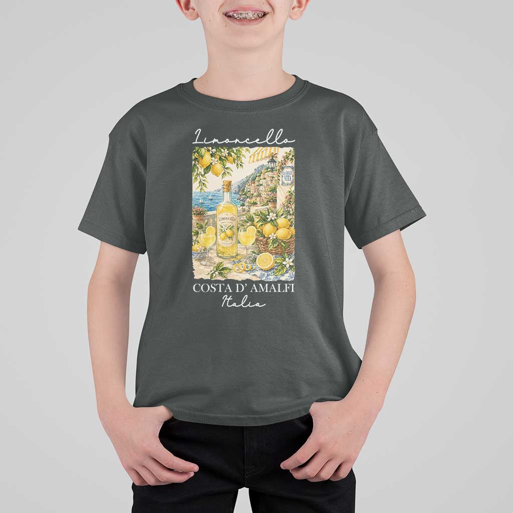 Limoncello Amalfi Coast T Shirt For Kid Lemon Lover Italian Summer Fruit