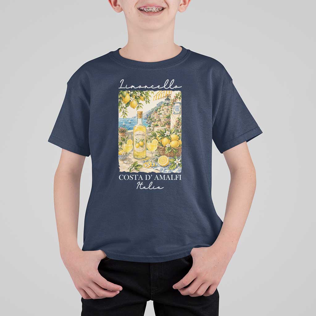 Limoncello Amalfi Coast T Shirt For Kid Lemon Lover Italian Summer Fruit