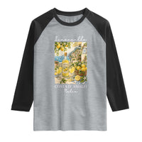Limoncello Amalfi Coast Raglan Shirt Lemon Lover Italian Summer Fruit