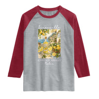 Limoncello Amalfi Coast Raglan Shirt Lemon Lover Italian Summer Fruit