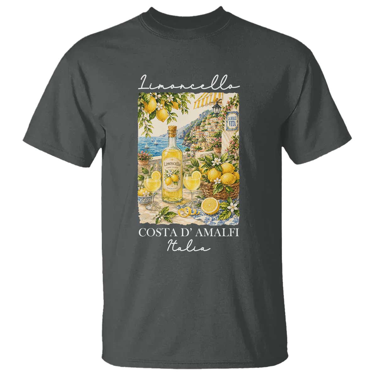 Limoncello Amalfi Coast T Shirt Lemon Lover Italian Summer Fruit