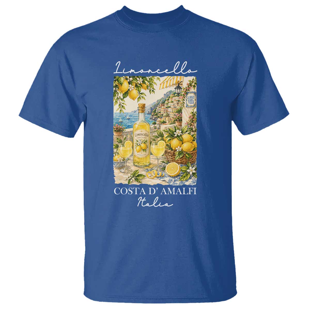 Limoncello Amalfi Coast T Shirt Lemon Lover Italian Summer Fruit