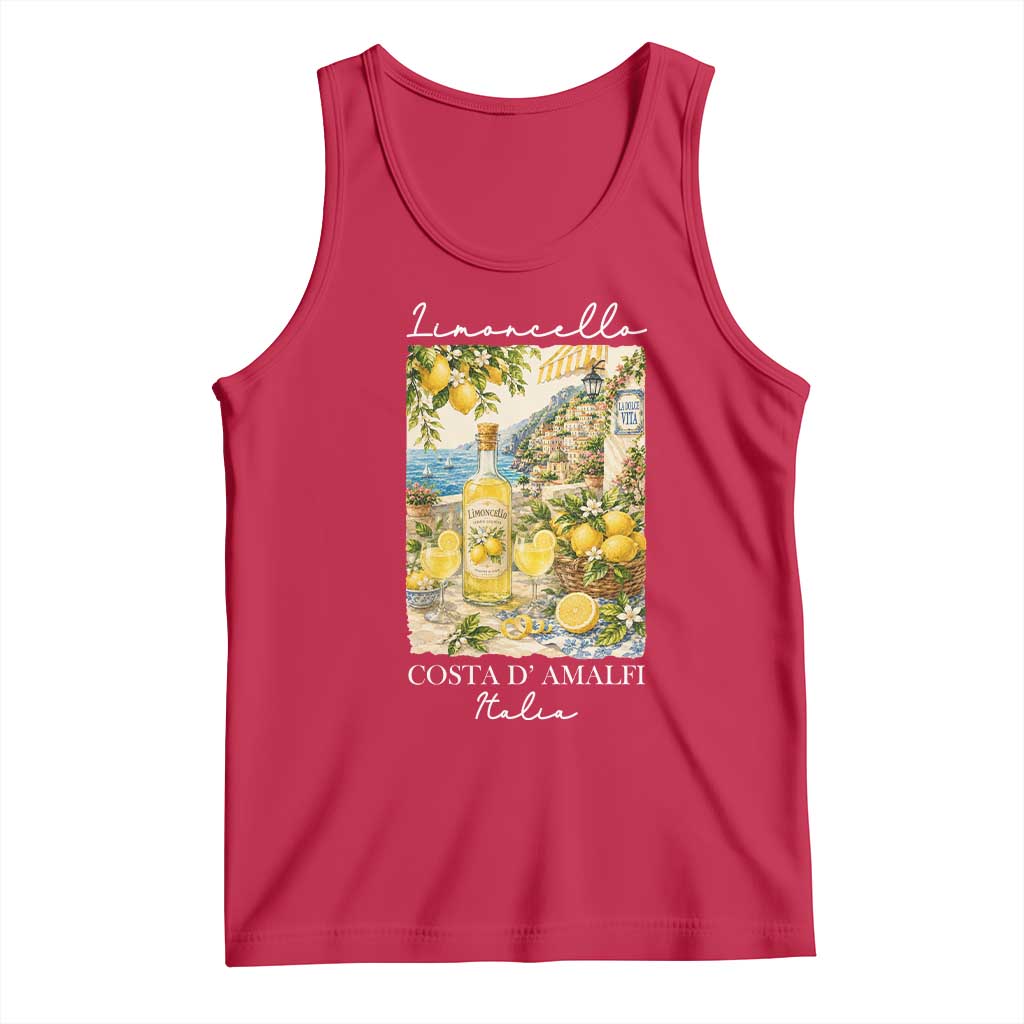 Limoncello Amalfi Coast Tank Top Lemon Lover Italian Summer Fruit