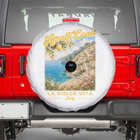 Amalfi Coast La Dolce Vita Italy Spare Tire Cover Vintage Summer Amalfi Coast