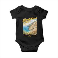 Amalfi Coast La Dolce Vita Italy Baby Onesie Vintage Summer Amalfi Coast
