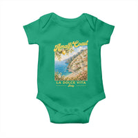 Amalfi Coast La Dolce Vita Italy Baby Onesie Vintage Summer Amalfi Coast