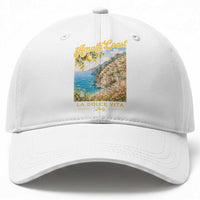 Amalfi Coast La Dolce Vita Italy Baseball Cap Vintage Summer Amalfi Coast