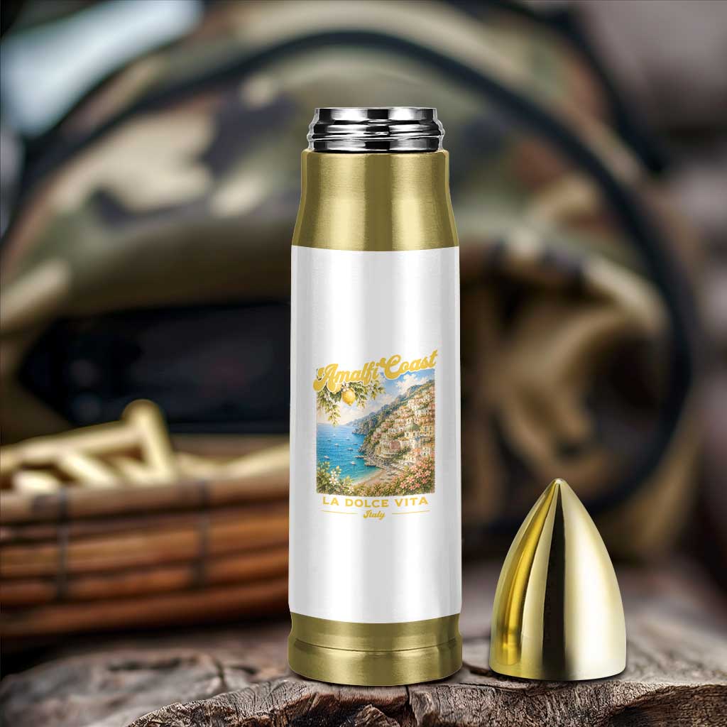 Amalfi Coast La Dolce Vita Italy Bullet Tumbler Vintage Summer Amalfi Coast