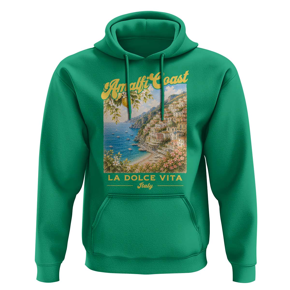 Amalfi Coast La Dolce Vita Italy Hoodie Vintage Summer Amalfi Coast