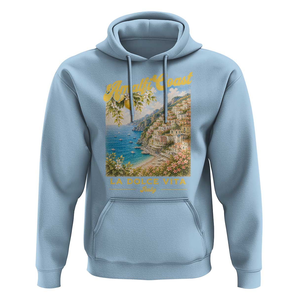 Amalfi Coast La Dolce Vita Italy Hoodie Vintage Summer Amalfi Coast
