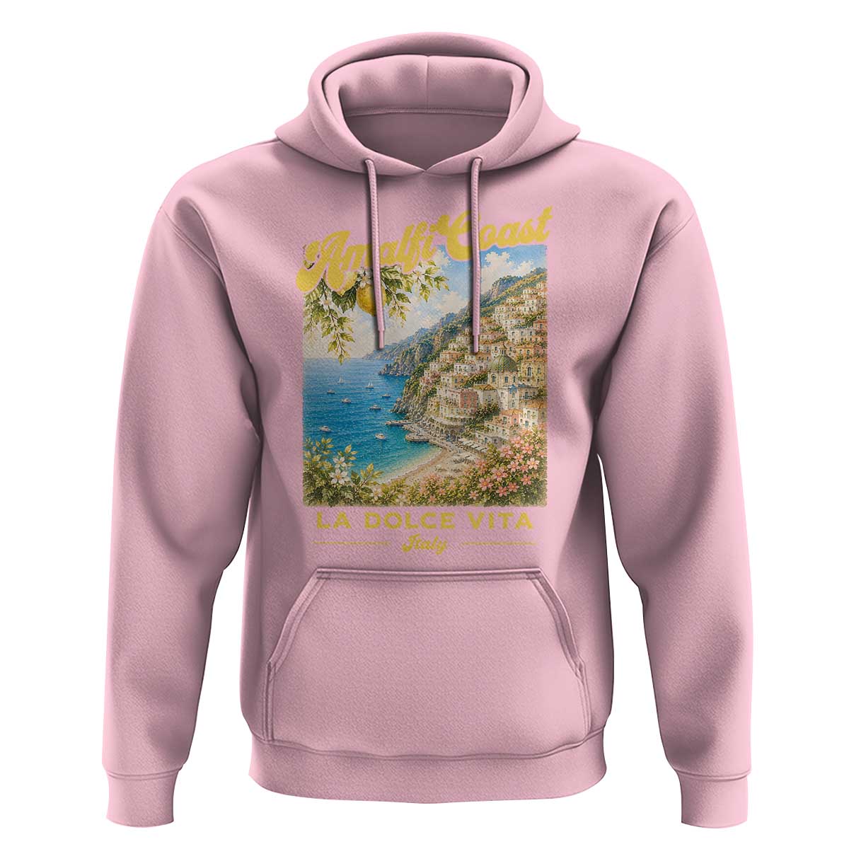 Amalfi Coast La Dolce Vita Italy Hoodie Vintage Summer Amalfi Coast