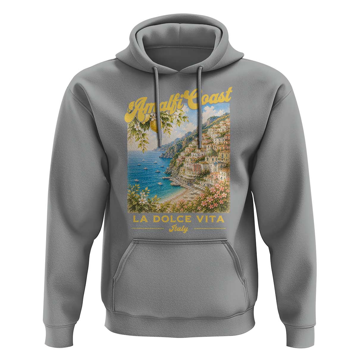 Amalfi Coast La Dolce Vita Italy Hoodie Vintage Summer Amalfi Coast