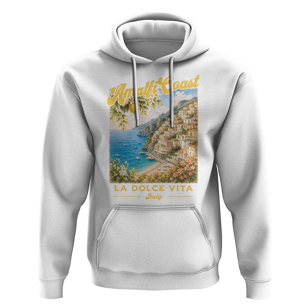 Amalfi Coast La Dolce Vita Italy Hoodie Vintage Summer Amalfi Coast