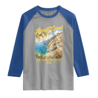 Amalfi Coast La Dolce Vita Italy Raglan Shirt Vintage Summer Amalfi Coast