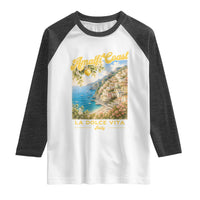 Amalfi Coast La Dolce Vita Italy Raglan Shirt Vintage Summer Amalfi Coast