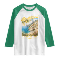 Amalfi Coast La Dolce Vita Italy Raglan Shirt Vintage Summer Amalfi Coast