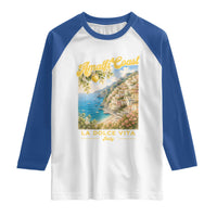 Amalfi Coast La Dolce Vita Italy Raglan Shirt Vintage Summer Amalfi Coast