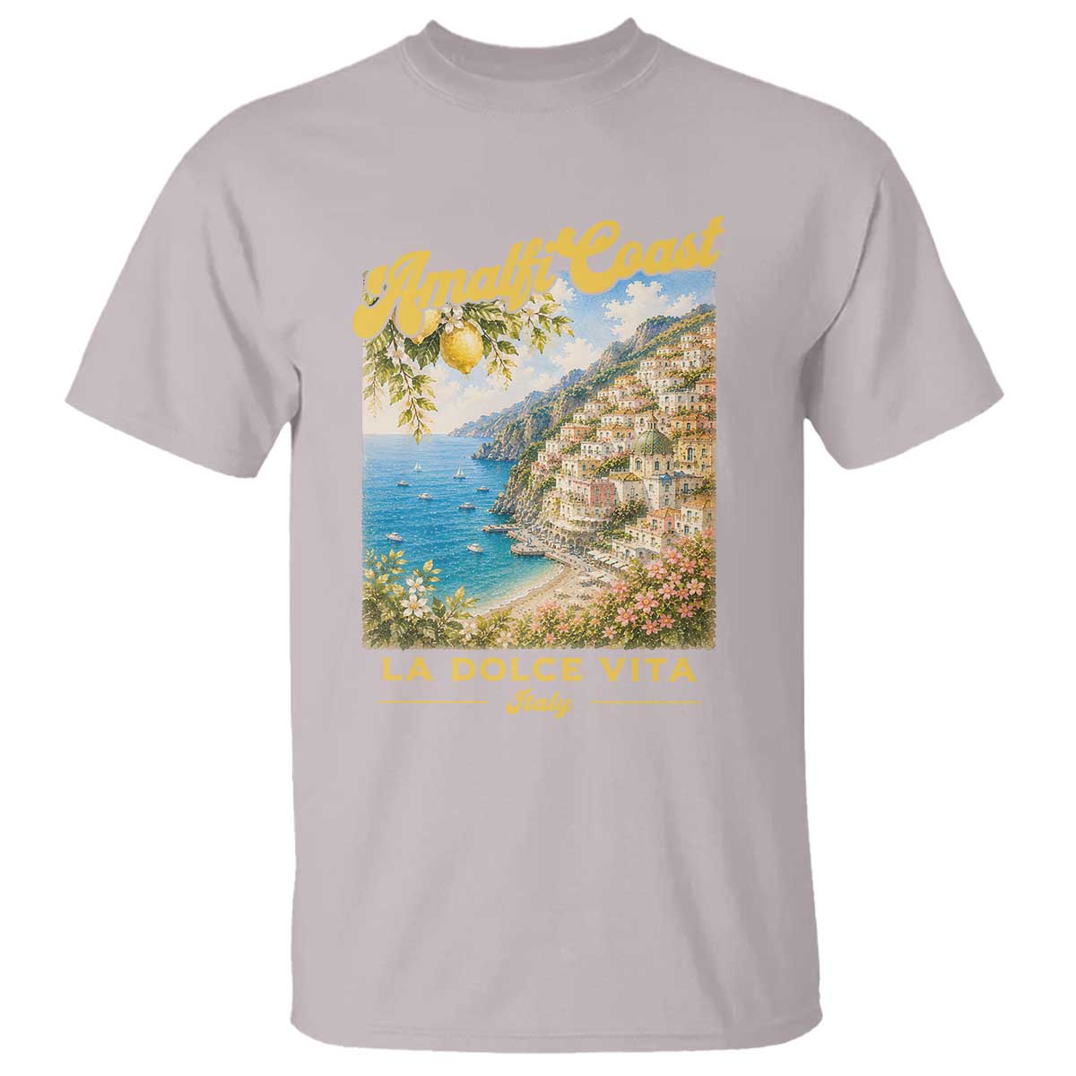 Amalfi Coast La Dolce Vita Italy T Shirt Vintage Summer Amalfi Coast