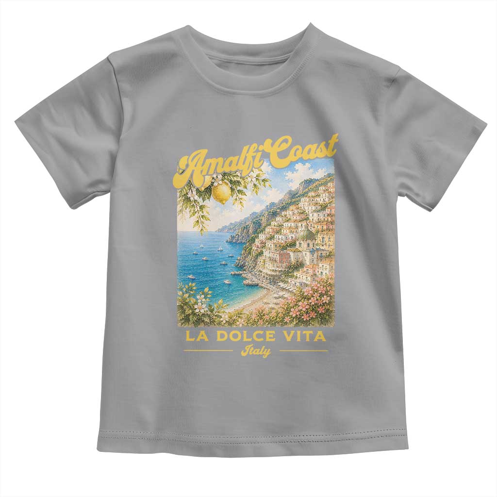 Amalfi Coast La Dolce Vita Italy Toddler T Shirt Vintage Summer Amalfi Coast