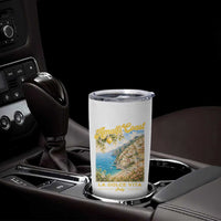 Amalfi Coast La Dolce Vita Italy Tumbler Cup Vintage Summer Amalfi Coast