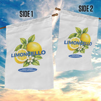 Vintage Limoncello Lemon Liqueur Garden Flag Citrus Fruit Botanical Italian Summer Graphic