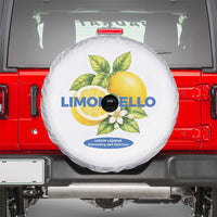 Vintage Limoncello Lemon Liqueur Spare Tire Cover Citrus Fruit Botanical Italian Summer Graphic