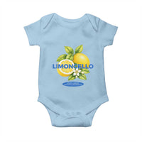 Vintage Limoncello Lemon Liqueur Baby Onesie Citrus Fruit Botanical Italian Summer Graphic