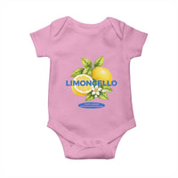 Vintage Limoncello Lemon Liqueur Baby Onesie Citrus Fruit Botanical Italian Summer Graphic