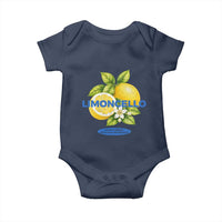 Vintage Limoncello Lemon Liqueur Baby Onesie Citrus Fruit Botanical Italian Summer Graphic