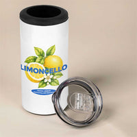 Vintage Limoncello Lemon Liqueur 4 in 1 Can Cooler Tumbler Citrus Fruit Botanical Italian Summer Graphic