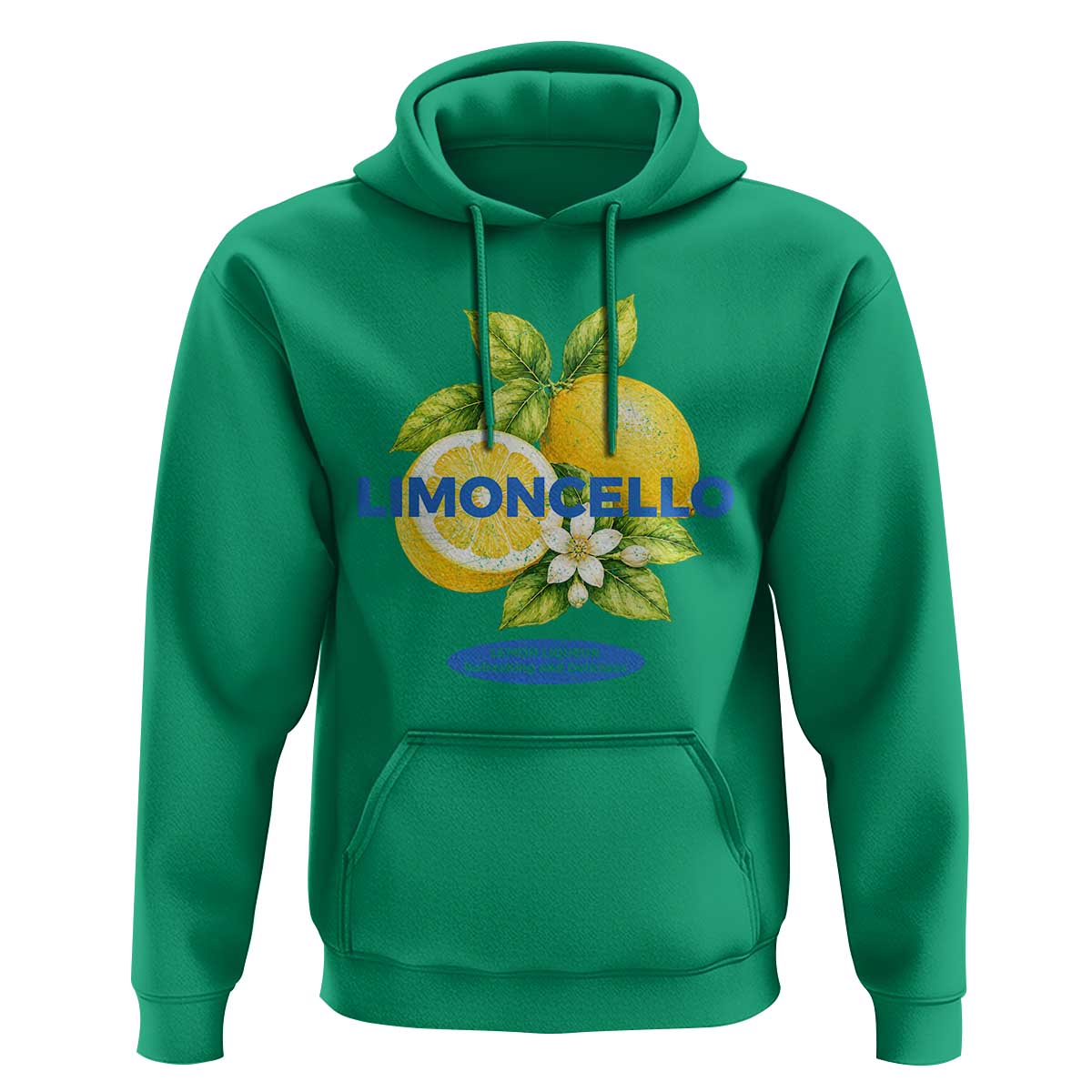 Vintage Limoncello Lemon Liqueur Hoodie Citrus Fruit Botanical Italian Summer Graphic