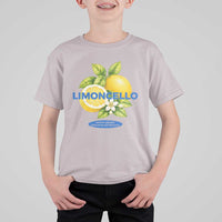 Vintage Limoncello Lemon Liqueur T Shirt For Kid Citrus Fruit Botanical Italian Summer Graphic