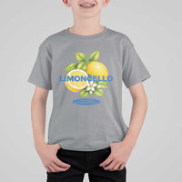 Vintage Limoncello Lemon Liqueur T Shirt For Kid Citrus Fruit Botanical Italian Summer Graphic