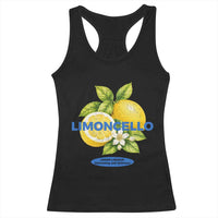 Vintage Limoncello Lemon Liqueur Racerback Tank Top Citrus Fruit Botanical Italian Summer Graphic