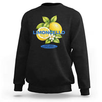 Vintage Limoncello Lemon Liqueur Sweatshirt Citrus Fruit Botanical Italian Summer Graphic