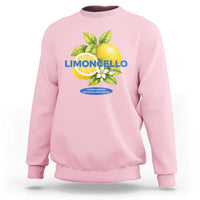 Vintage Limoncello Lemon Liqueur Sweatshirt Citrus Fruit Botanical Italian Summer Graphic