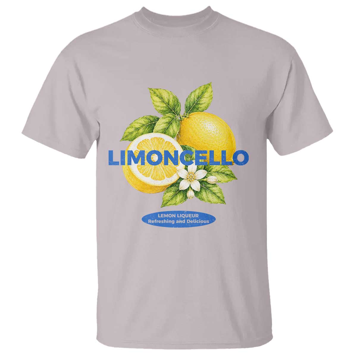 Vintage Limoncello Lemon Liqueur T Shirt Citrus Fruit Botanical Italian Summer Graphic