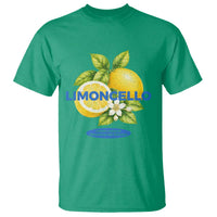 Vintage Limoncello Lemon Liqueur T Shirt Citrus Fruit Botanical Italian Summer Graphic