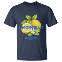Vintage Limoncello Lemon Liqueur T Shirt Citrus Fruit Botanical Italian Summer Graphic