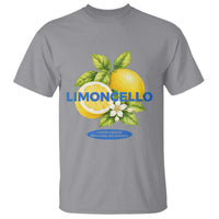 Vintage Limoncello Lemon Liqueur T Shirt Citrus Fruit Botanical Italian Summer Graphic