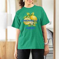 Vintage Limoncello Lemon Liqueur T Shirt For Women Citrus Fruit Botanical Italian Summer Graphic