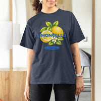 Vintage Limoncello Lemon Liqueur T Shirt For Women Citrus Fruit Botanical Italian Summer Graphic