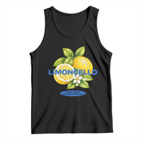 Vintage Limoncello Lemon Liqueur Tank Top Citrus Fruit Botanical Italian Summer Graphic