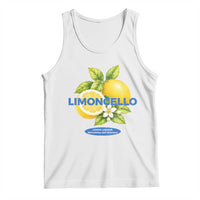 Vintage Limoncello Lemon Liqueur Tank Top Citrus Fruit Botanical Italian Summer Graphic