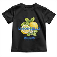Vintage Limoncello Lemon Liqueur Toddler T Shirt Citrus Fruit Botanical Italian Summer Graphic