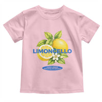 Vintage Limoncello Lemon Liqueur Toddler T Shirt Citrus Fruit Botanical Italian Summer Graphic